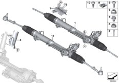 Scatola sterzo idraulico - Ricambi Usati (32_2686) dla BMW 3' E92 LCI 325i N52N Cou ECE
