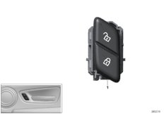 Przełącznik centralnego zamka (61_4178) dla BMW 2' F46 Gran Tourer 216d Gra ECE
