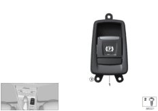 Przełącznik hamulca parkingowego (61_4183) dla BMW 2' F45 Active Tourer 220i Act ECE