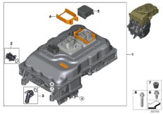 Elektronika maszyny elektrycznej (12_2457) dla BMW i i3 I01 LCI i3s 94Ah Meg ECE