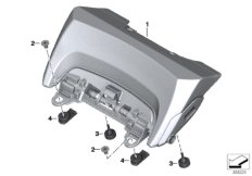 Adapter kanapy (52_4086) dla BMW R 1250 RT 19 (0J61, 0J63) ECE