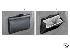 Clean Bag (03_3635) dla BMW 4' F36 Gran Coupé 420dX Gra ECE