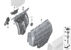 Mechanizm szyby drzwi tylnych (51_2025) dla BMW 2' F23 LCI 220d Cab ECE