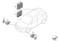 Asystent parkowania PMA (66_0411) dla BMW X1 F48 X1 18i SAV ECE