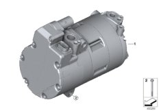 Elektryczna sprężarka klimatyzacji (64_2092) dla BMW X5 F15 X5 40eX SAV USA