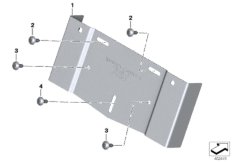 Uchwyt tablicy rejestracyjnej Chiny (63_1618) dla BMW F 700 GS (0B01, 0B11) ECE