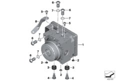 Modulator ciśnienia ABS (34_2152) dla BMW S 1000 RR 15 (0D40) THA