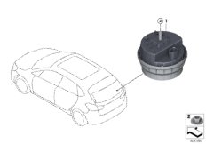 Autoalarm (65_2943) dla BMW X3 G01 X3 M40dX SAV ECE