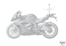 Naklejka na boczną część tyłu (51_2778) dla BMW S 1000 RR 15 (0D10,0D21) ECE