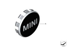 Pokrywa piasty MINI (36_2092) dla MINI F55 Cooper 5-drzwiowy ECE