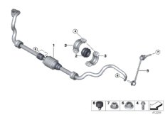 Stabilizator przedni / Dynamic Drive (31_0817) dla BMW X5 E70 LCI X5 50iX SAV USA
