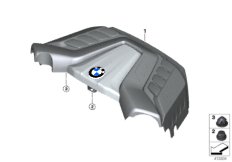Osłona dźwiękoszczelna (13_1663) dla BMW X5 M F85 X5 M SAV USA