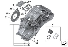 obudowa silnika, dolna (11_5056) dla BMW C 650 GT (0133, 0134) ECE