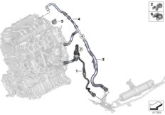 Przewody paliwowe przedziału silnika (13_1674) dla BMW 1' F21 LCI 116d ed 3-d ECE