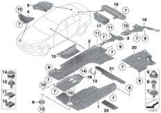 Osłona podwozia (51_7874) dla BMW 5' F10 525d Lim ECE