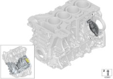 Cylinder-skrzynia korbowa/pokrywa (11_5907) dla BMW X5 F15 X5 40eX SAV ECE