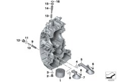 Dopływ oleju-filtr oleju (11_4215) dla BMW R nineT Racer (0J21, 0J23) ECE