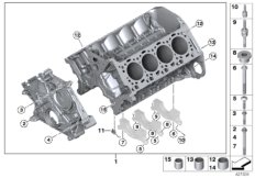 Blok silnika (11_5924) dla BMW X5 M F85 X5 M SAV USA