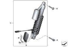 Kolumna amortyzatora ESA przednia (31_1031) dla BMW R 1200 GS (0A01, 0A11) ECE