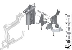 Elektryczny podgrzewacz przepływowy (64_2115) dla BMW 5' F18 LCI 530Le Lim CHN