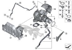 Turbosprężarka ze smarowaniem (11_5963) dla MINI Countryman R60 Cooper D 2.0 Countryman ECE