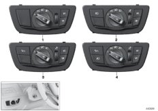 Panel obsługi świateł (61_4844) dla BMW 5' G30 M550iX Lim USA