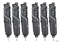 Panel obsługi konsoli środkowej (61_4848) dla BMW 5' G30 520dX Lim ECE
