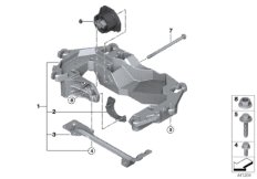 Zawieszenie skrzyni biegów (22_0229) dla BMW X5 F15 X5 40eX SAV ECE