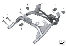 Wspornik tylnej części motocykla (46_0982) dla BMW HP2 Enduro (0369,0389) USA