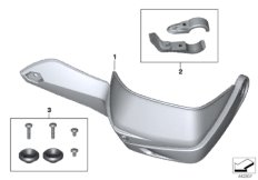 Osłona dłoni, biała (46_1391) dla BMW R 1200 GS 10 (0450,0460) ECE