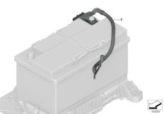 Przewód akumulatora minus, IBS (61_4872) dla BMW X1 F48 X1 16d SAV ECE