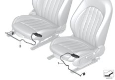 Wiązka przewodów fotela (61_4873) dla MINI Cabrio F57 JCW Cabrio ECE