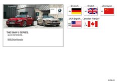 Skrócona instrukcja F12, F13 (01_1381) dla BMW 6' F12 LCI 640i Cab USA