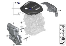 Akustyka silnika (11_6353) dla BMW 2' F45 Active Tourer 216d Act ECE