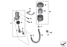 Główny cyl. hamulc. tylny ze zbiorn. (34_1982) dla BMW K 1200 R (0584,0594) USA