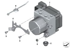Modulator ciśnienia ABS (34_1798) dla BMW HP4 (0D01, 0D11) ECE