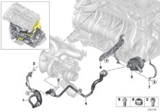 Układ chłodzenia-turbosprężarka (11_6397) dla BMW X3 G01 X3 30iX SAV ECE