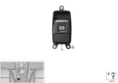 Przełącznik hamulca parkingowego (61_4434) dla BMW X2 F39 X2 20d SAC ECE