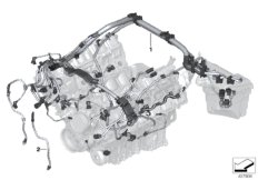 Wiązka przewodów silnika/sterownika (12_1445) dla BMW X6 E72 Hybrid Hybrid X6 SAC ECE