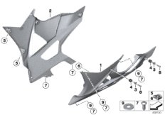 Spoiler silnika (46_1242) dla BMW S 1000 RR 10 (0507,0517) ECE