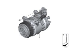 RP sprężarka klimatyzacji (64_2168) dla BMW 5' G31 530d Tou ECE