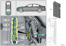 Zintegrowany moduł zasilania Z11 (61_5345) dla BMW 5' G30 520dX Lim ECE