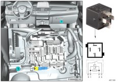 Przekaźnik podgrzew. przedniej szyby K18 (61_5059) dla BMW X1 F48 X1 18d SAV ECE