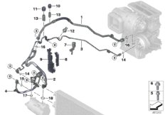 Przewody czynnika chłodniczego (64_2281) dla BMW X1 F49 X1 25LeX SAV CHN