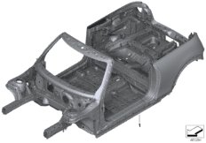 Szkielet karoserii (41_2583) dla MINI Cabrio F57 Cooper S Cabrio ECE