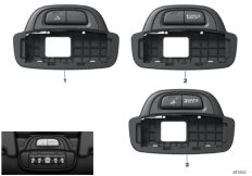Przełącznik centrum funkc. dachu FZD (61_5072) dla MINI Cabrio F57 Cooper S Cabrio USA