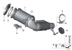 Katalizator przy silniku (18_1169) dla BMW X1 F48 X1 20i SAV EGY