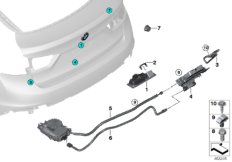 Tylna klapa/System zamykania (41_2408) dla BMW X6 F16 X6 40dX SAC RUS