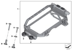 Uchwyt sterownika (13_1455) dla BMW S 1000 RR 15 (0D10,0D21) ECE