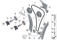 Mechanizm ster.-łańcuch sterujący (11_4773) dla BMW 5' F10 LCI 520i Lim ECE